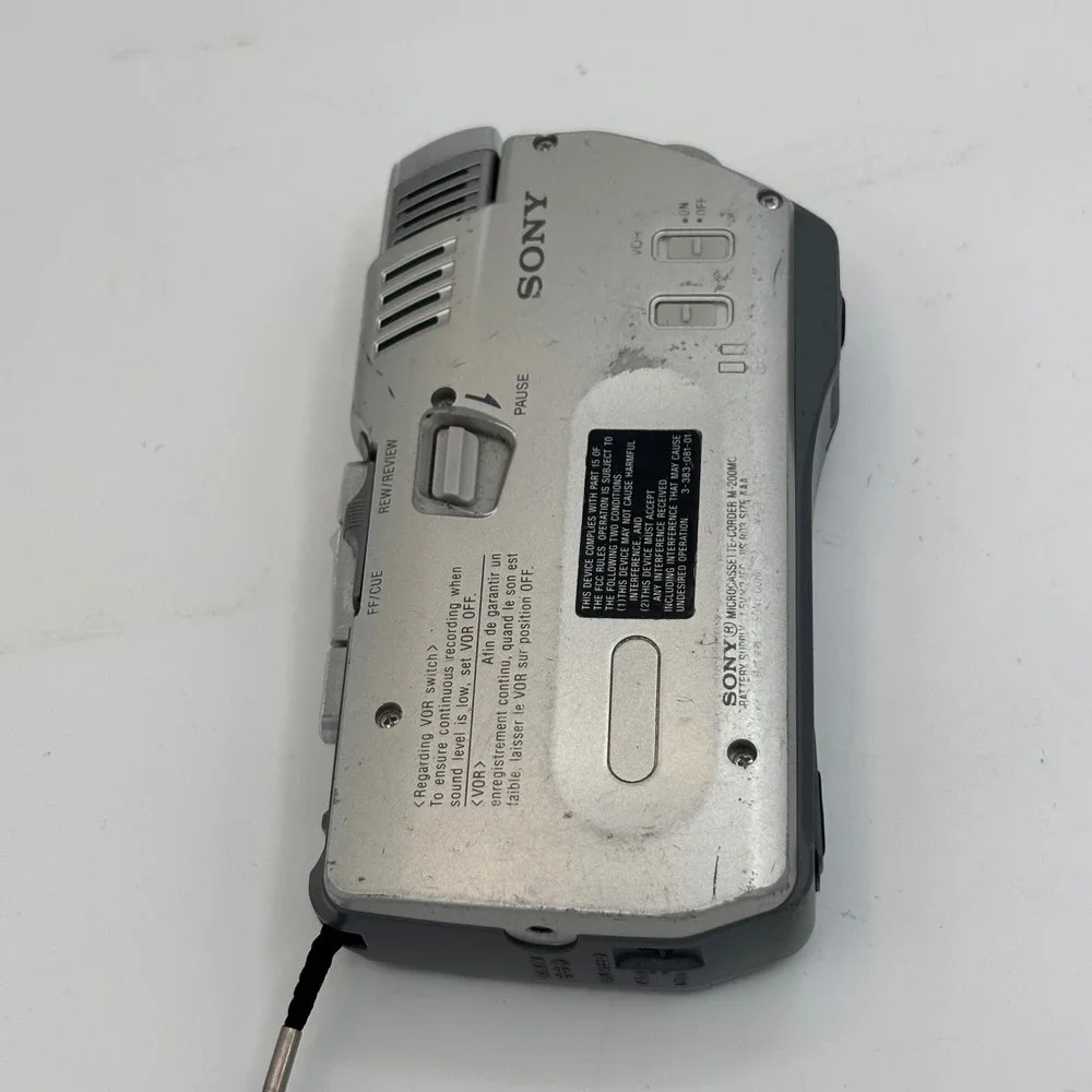 Sony Microcassette Recorder Lot M-200MC / M-430 / M-425‎ For Parts or Repair